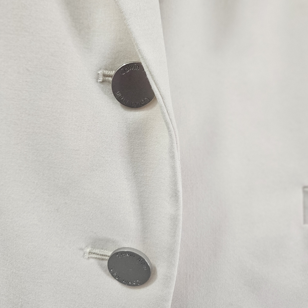 Calvin Klein Cream Women's Blazer - Picture 6 of 7